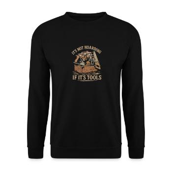Horten ist nicht gleich Horten, wenn es sich um - Unisex Pullover - Schwarz - Vorne - Alina (178cm) & Michal (187cm)