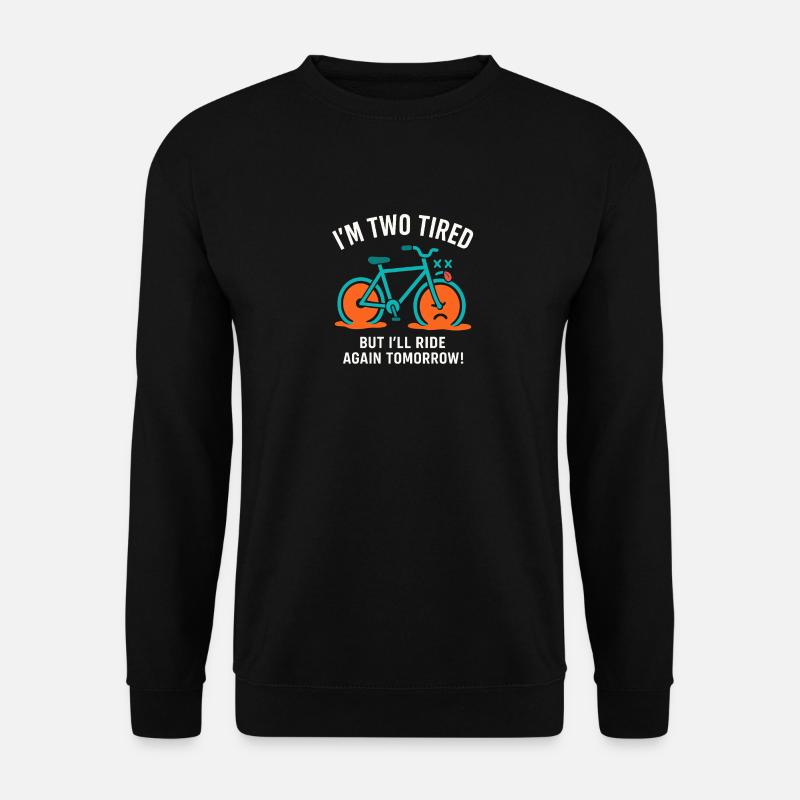 Ich bin zwei müde - Unisex Pullover - Schwarz
