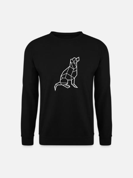 Dog Pet Geometry - Unisex Sweatshirt - black