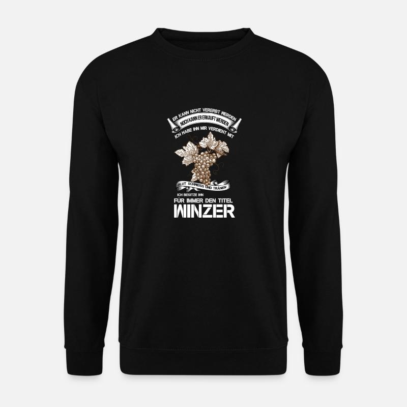 Winzer - Unisex Pullover - Schwarz
