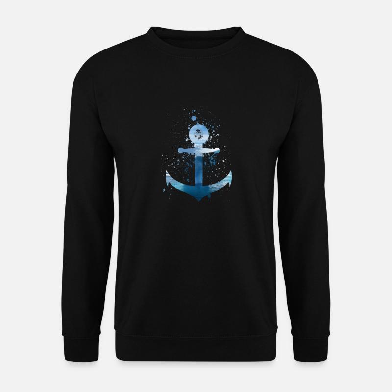 Anker - Unisex Pullover - Schwarz