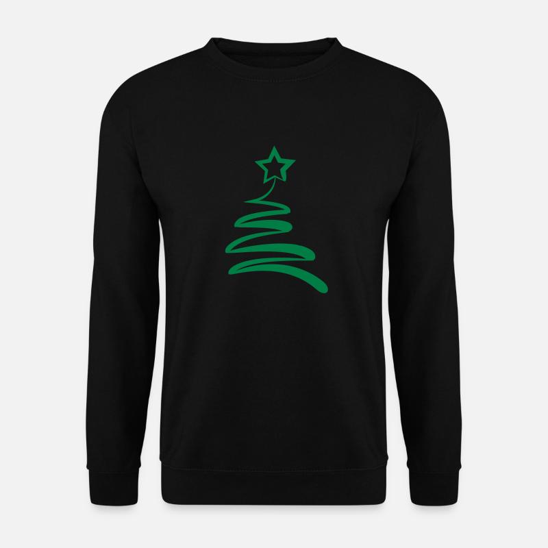 Christmas Tree - Unisex Sweatshirt - black