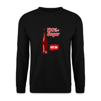 sugar - Unisex Sweatshirt - black - Front - Alina (178cm) & Michal (187cm)