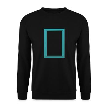 picture frame - Unisex Sweatshirt - black - Front - Alina (178cm) & Michal (187cm)