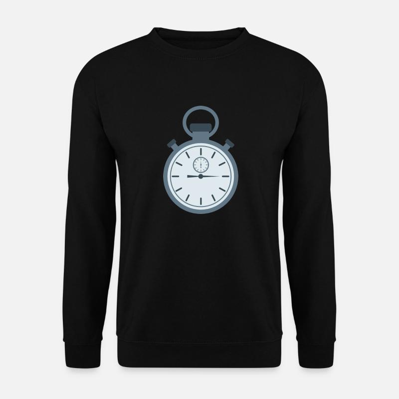 Stoppuhr - Unisex Pullover - Schwarz