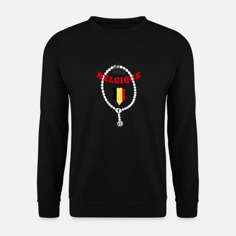 Belgique - Unisex Pullover - Schwarz