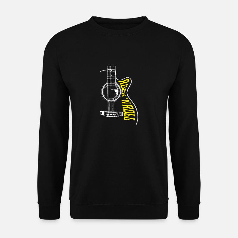 ROCK N ROLL GUITAR - Unisex Sweatshirt - black