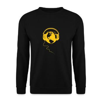 Audio Planet - Unisex Pullover - Schwarz - Vorne - Alina (178cm) & Michal (187cm)