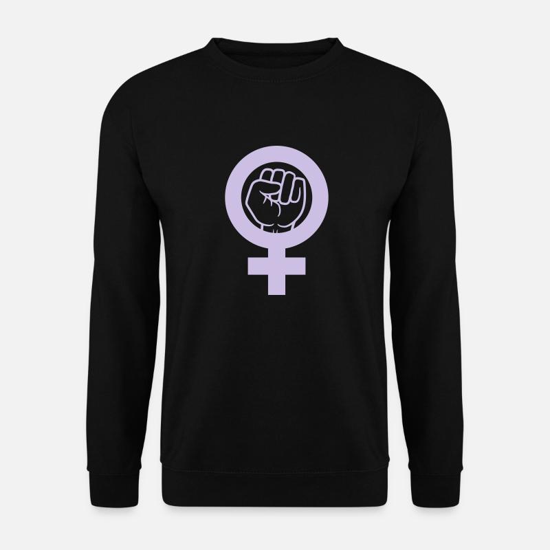 Rebellion Faust Feminist Symbol - Unisex Sweatshirt - black