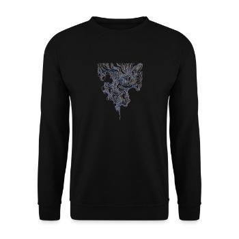 Smoke Style - Unisex Sweatshirt - black - Front - Alina (178cm) & Michal (187cm)