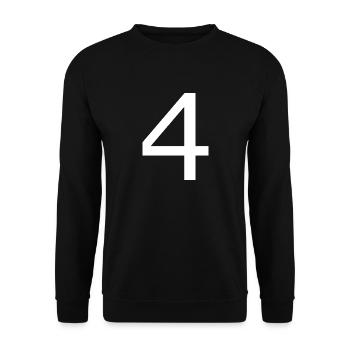 4 - Unisex Sweatshirt - black - Front - Alina (178cm) & Michal (187cm)
