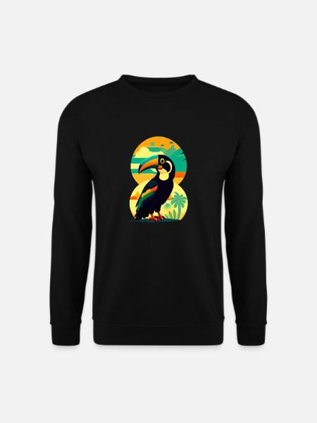 Toucan - Unisex Sweatshirt - black