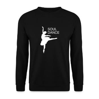 Dancing Dance Music - Unisex Sweatshirt - black - Front - Alina (178cm) & Michal (187cm)