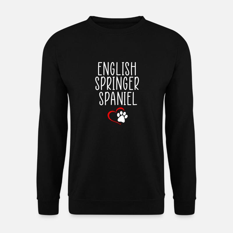 Englisches Springer-Zitat - Unisex Pullover - Schwarz