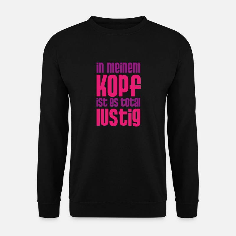 Lustig - Unisex Pullover - Schwarz