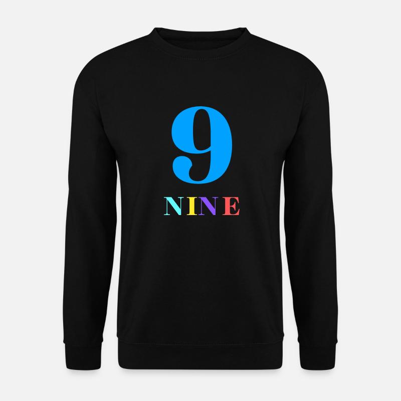 Neun-9-jähriges Jubiläum - Unisex Pullover - Schwarz