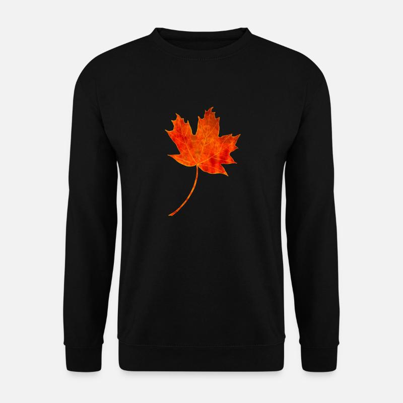 Ahornblatt - Unisex Pullover - Schwarz