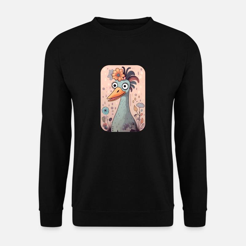 Gans - Unisex Pullover - Schwarz