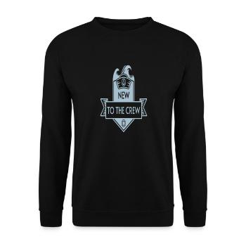 New to the Crew - Unisex Sweatshirt - black - Front - Alina (178cm) & Michal (187cm)