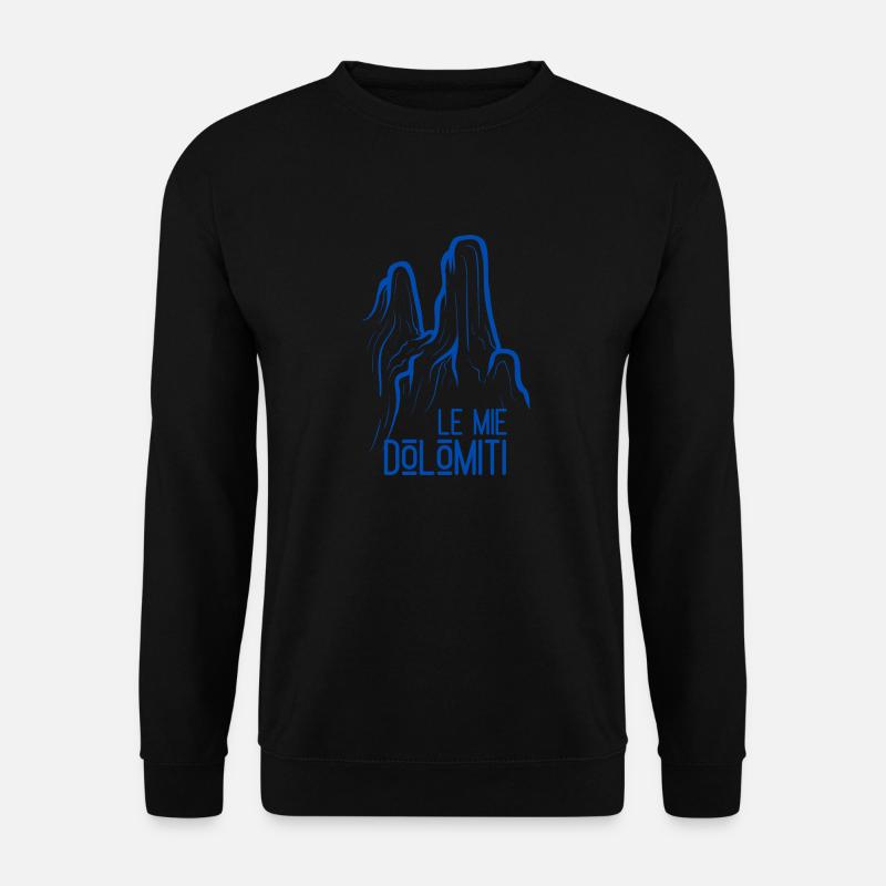 Le mie Dolomiti - Unisex Pullover - Schwarz