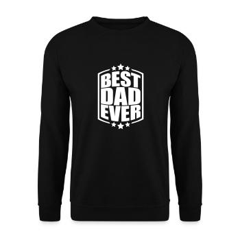 Le meilleur papa de tous les temps Cool Love - Sweat-shirt Unisexe - noir - Devant - Alina (178cm) & Michal (187cm)