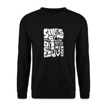shoot until dead - Sweat-shirt Unisexe - noir - Devant - Alina (178cm) & Michal (187cm)