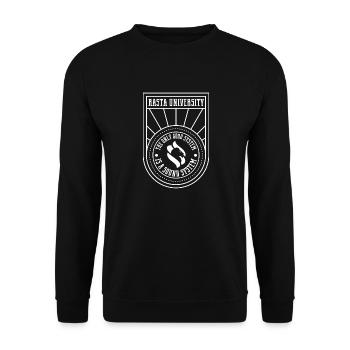 The Only Good System is a Soundsystem Reggae - Unisex Sweatshirt - black - Front - Alina (178cm) & Michal (187cm)