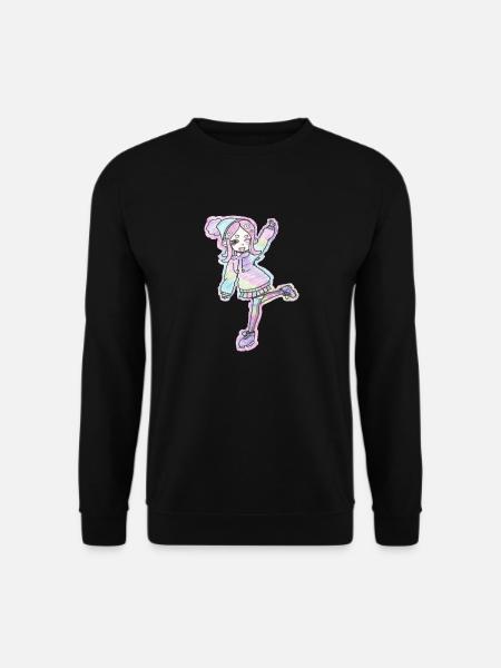 Inkling Mädchen | Pink | Splatoon - Unisex Pullover - Schwarz