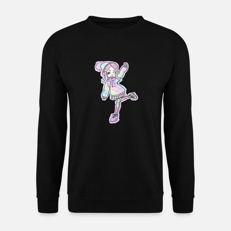 Inkling Mädchen | Pink | Splatoon - Unisex Pullover - Schwarz