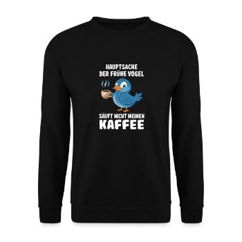 Sarcasme Ironie Drôle Paroles sarcastiques - Sweat-shirt Unisexe - noir - Devant - Alina (178cm) & Michal (187cm)