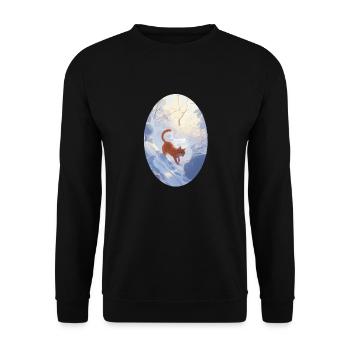 Firestar Firestar Red Cat in Winter Warriors - Unisex Sweatshirt - black - Front - Alina (178cm) & Michal (187cm)