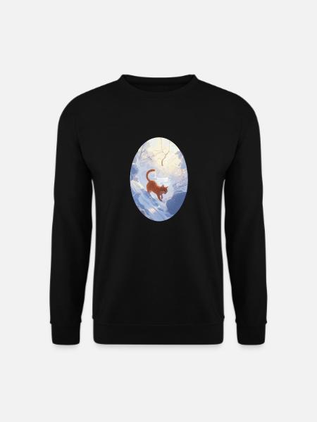 Firestar Firestar chat rouge dans Winter Warriors - Sweat-shirt Unisexe - noir