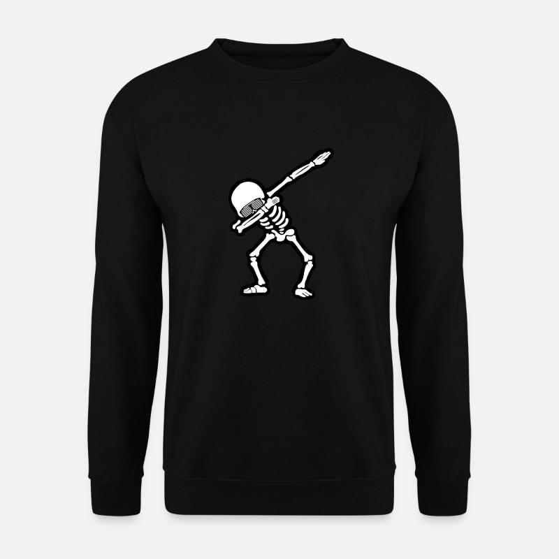 Cool Skull Dabbing - Unisex Sweatshirt - black