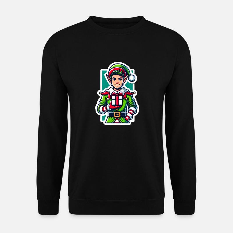 Weihnachtself - Unisex Pullover - Schwarz