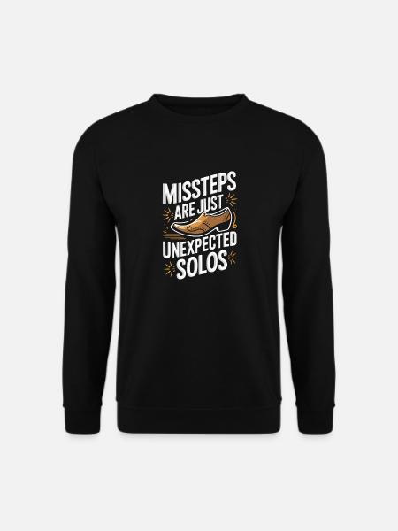 Line Dancing Dancing Dancers - Unisex Sweatshirt - black