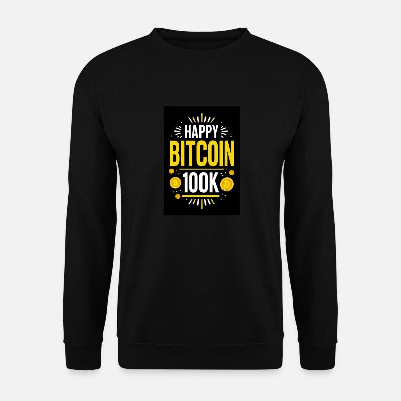 Joyeux Bitcoin 100K ! - Sweat-shirt Unisexe - noir