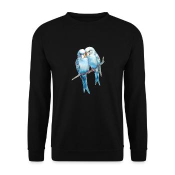 Budgies - Sweat-shirt Unisexe - noir - Devant - Alina (178cm) & Michal (187cm)