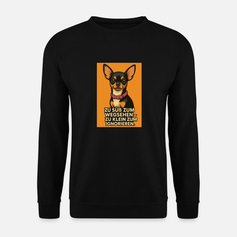 Too Cute to Handle - Unisex Pullover - Schwarz