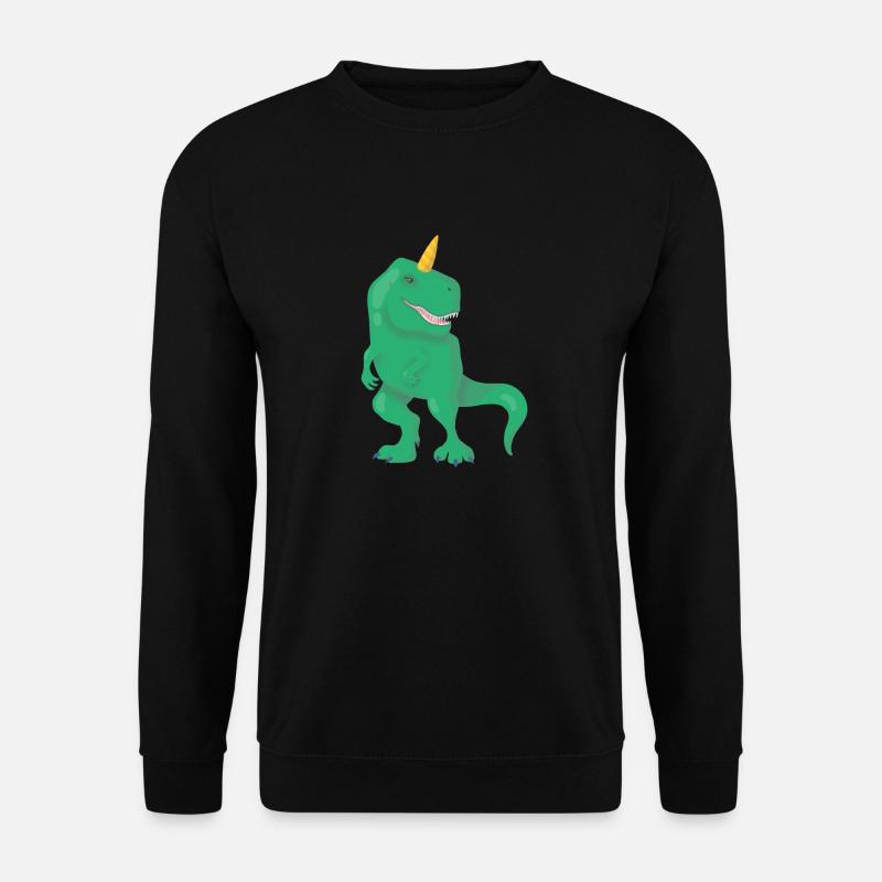 Dino Einhorn T-Rex - Sweat-shirt Unisexe - noir