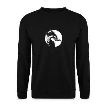Oiseau de paradis - Sweat-shirt Unisexe - noir - Devant - Alina (178cm) & Michal (187cm)