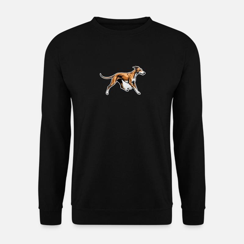 Whippet - Unisex Pullover - Schwarz
