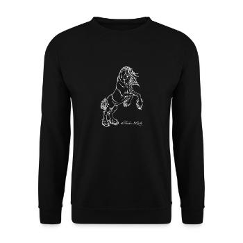 Tinker Liebe #1 - Unisex Pullover - Schwarz - Vorne - Alina (178cm) & Michal (187cm)