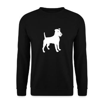 Hund Dog - Unisex Sweatshirt - black - Front - Alina (178cm) & Michal (187cm)