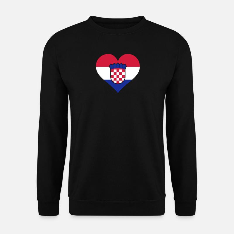 kroatien - Unisex Pullover - Schwarz