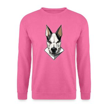Bullterrier - Unisex Pullover - Pink - Vorne