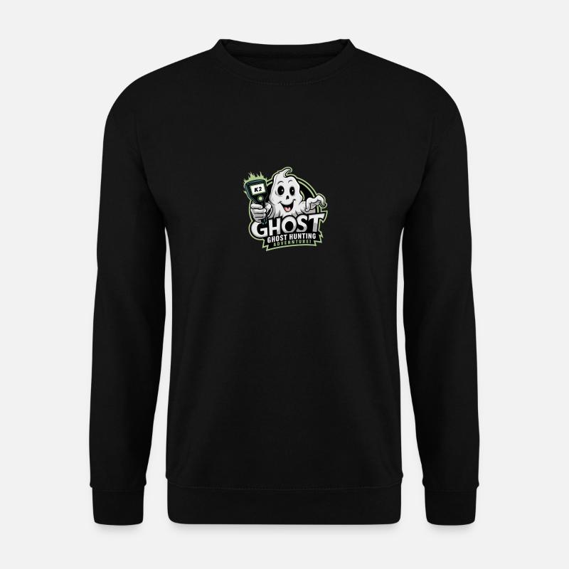 Funny ghosthunter design - Unisex Sweatshirt - black
