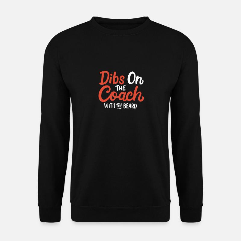Trainer mit Bart Barttrainer - Unisex Pullover - Schwarz