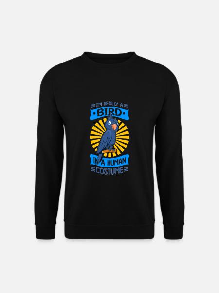 Perruche perroquet - Sweat-shirt Unisexe - noir