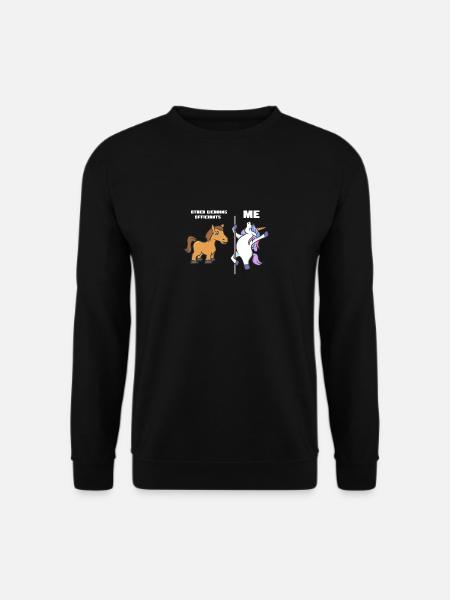 Einhorn Hochzeit Officiant - Unisex Pullover - Schwarz