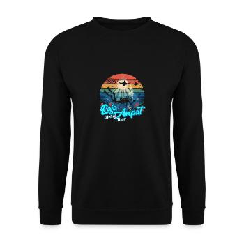 DivingTour RajaAmpat 2025 - Unisex Sweatshirt - black - Front - Alina (178cm) & Michal (187cm)
